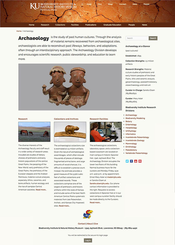 Archaeology home page